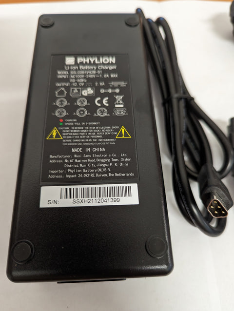 Ładowarka Phylion SSLC084V42M-01 42V/2A